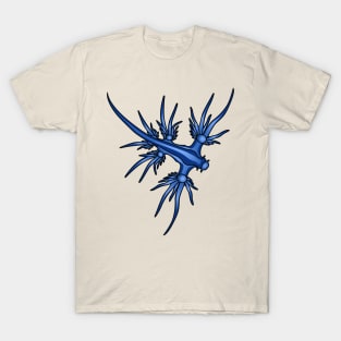 Sea slug blue dragon illustration T-Shirt